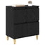 Sideboard Sort eg 60 x 35 x 70 cm Konstrueret træ