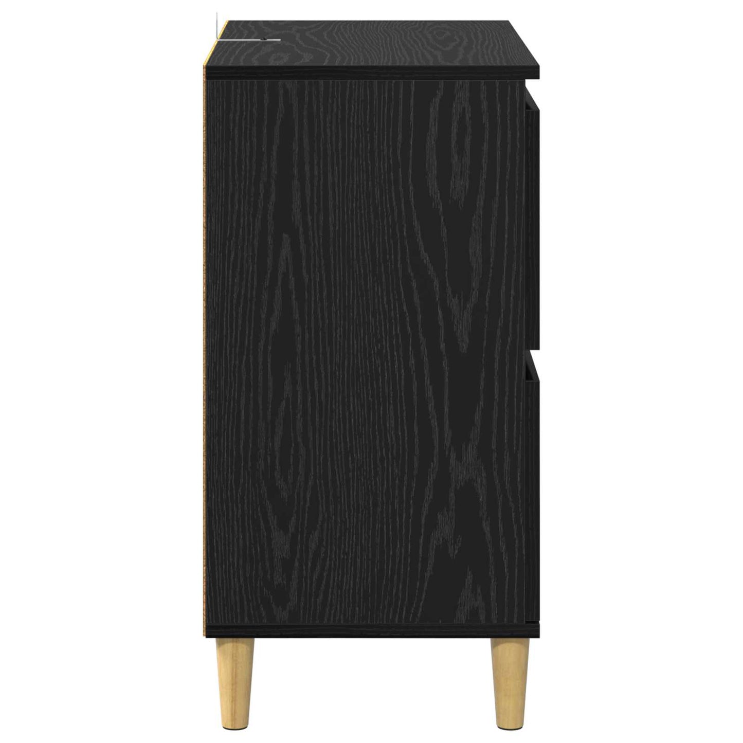 Sideboard Sort eg 60 x 35 x 70 cm Konstrueret træ
