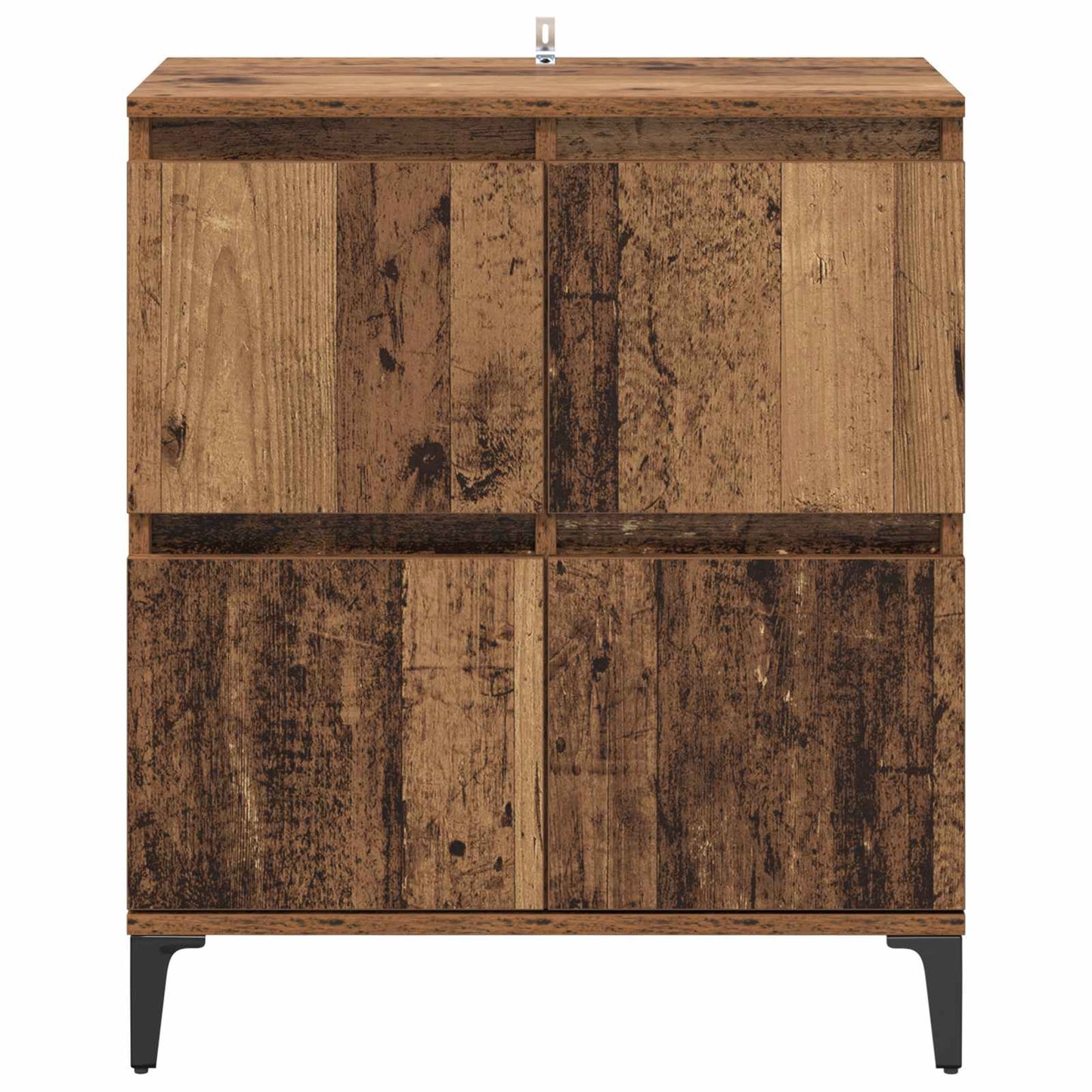 Sideboard Gammelt træ 60 x 35 x 70 cm Ingeniørt træ og jern