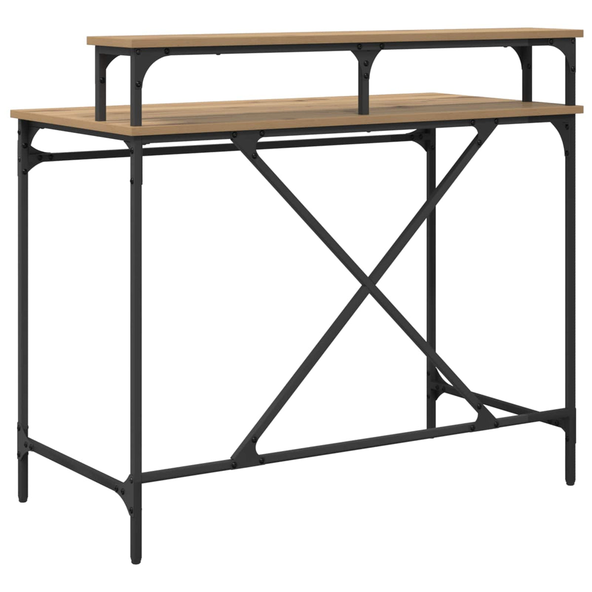 Bord Artisan Egetræ 100 x 50 x 90 cm Konstrueret træ