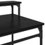 Bord Sort eg 100 x 50 x 90 cm Konstrueret træ