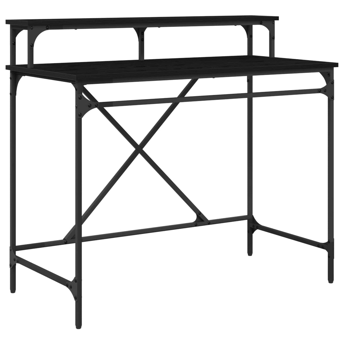Bord Sort eg 100 x 50 x 90 cm Konstrueret træ