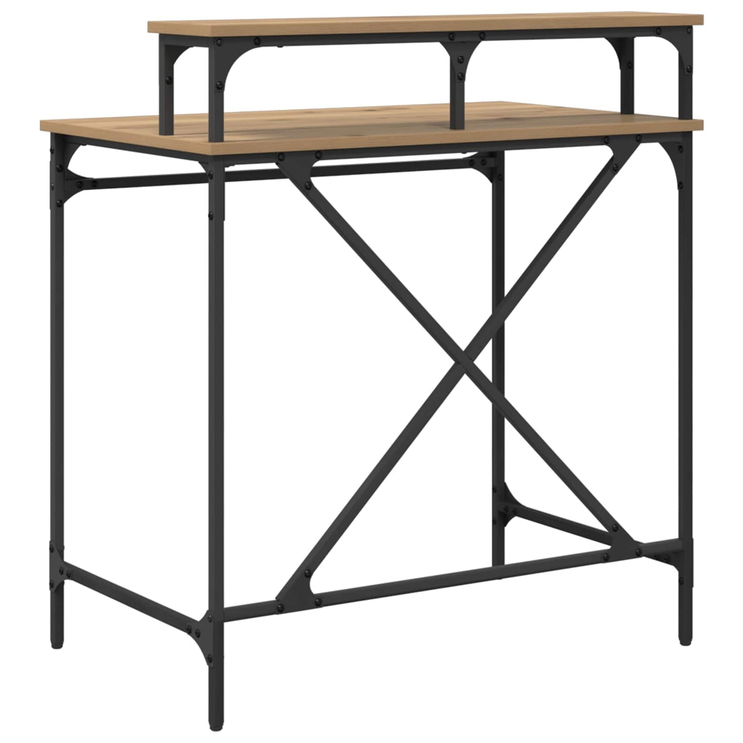 Bord Artisan Egetræ 80 x 50 x 90 cm Konstrueret træ