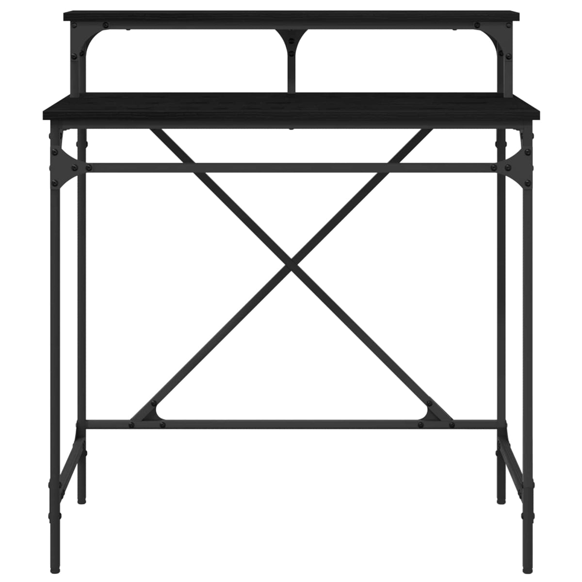 Bord Sort eg 80 x 50 x 90 cm Konstrueret træ