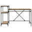 Bord Artisan Egetræ Konstrueret træ 135 x 50 x 90 cm