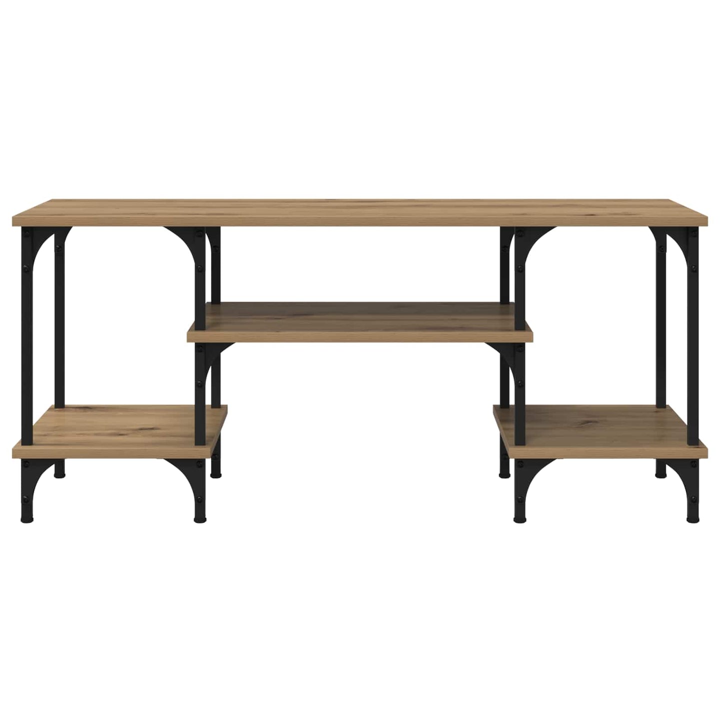 TV-skab 102 x 35 x 45,5 cm Artisan Egetræ Ingeniørt træ og jern