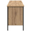 Sko skab 131 x 35 x 50 cm Ingeniørt træ og jern Artisan-eg