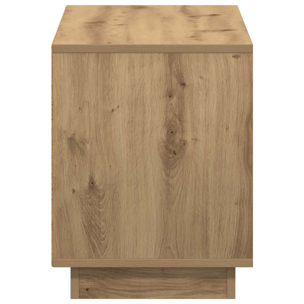 TV-skab 102 x 35 x 45 cm Artisan Egetræ Konstrueret træ