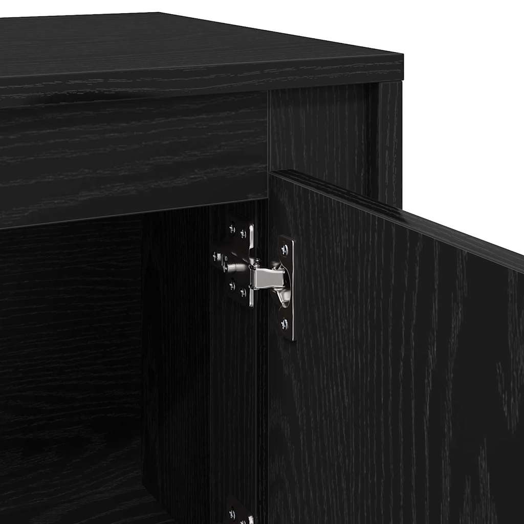 TV-skab 102 x 35 x 45 cm Sort eg Konstrueret træ