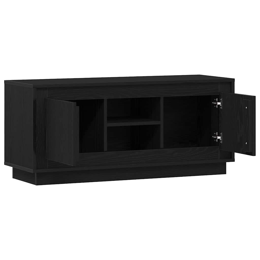TV-skab 102 x 35 x 45 cm Sort eg Konstrueret træ