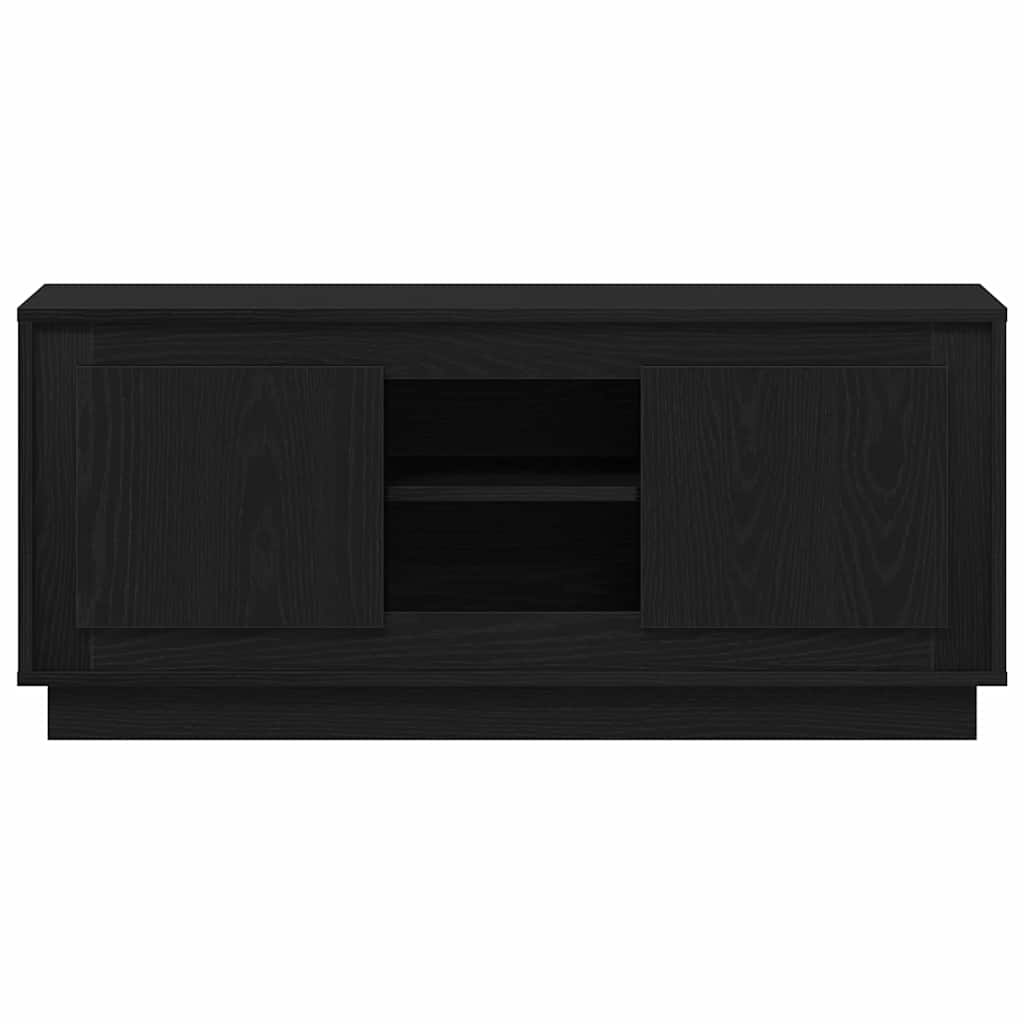 TV-skab 102 x 35 x 45 cm Sort eg Konstrueret træ