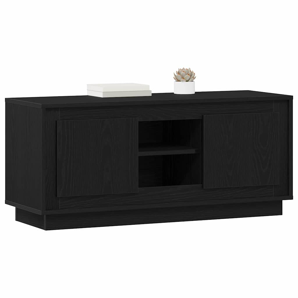 TV-skab 102 x 35 x 45 cm Sort eg Konstrueret træ