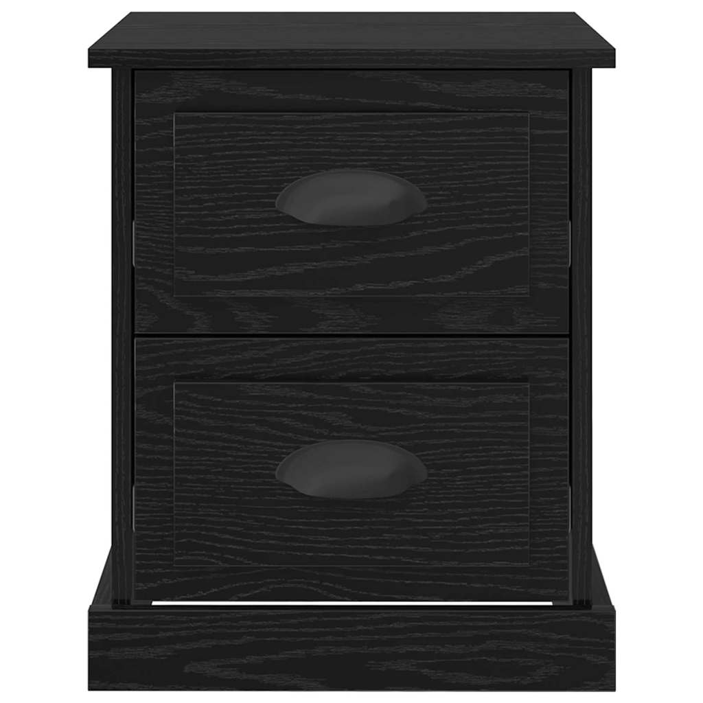 Natskab 2 stk. Sort eg 39 x 39 x 47.5 cm Konstrueret træ