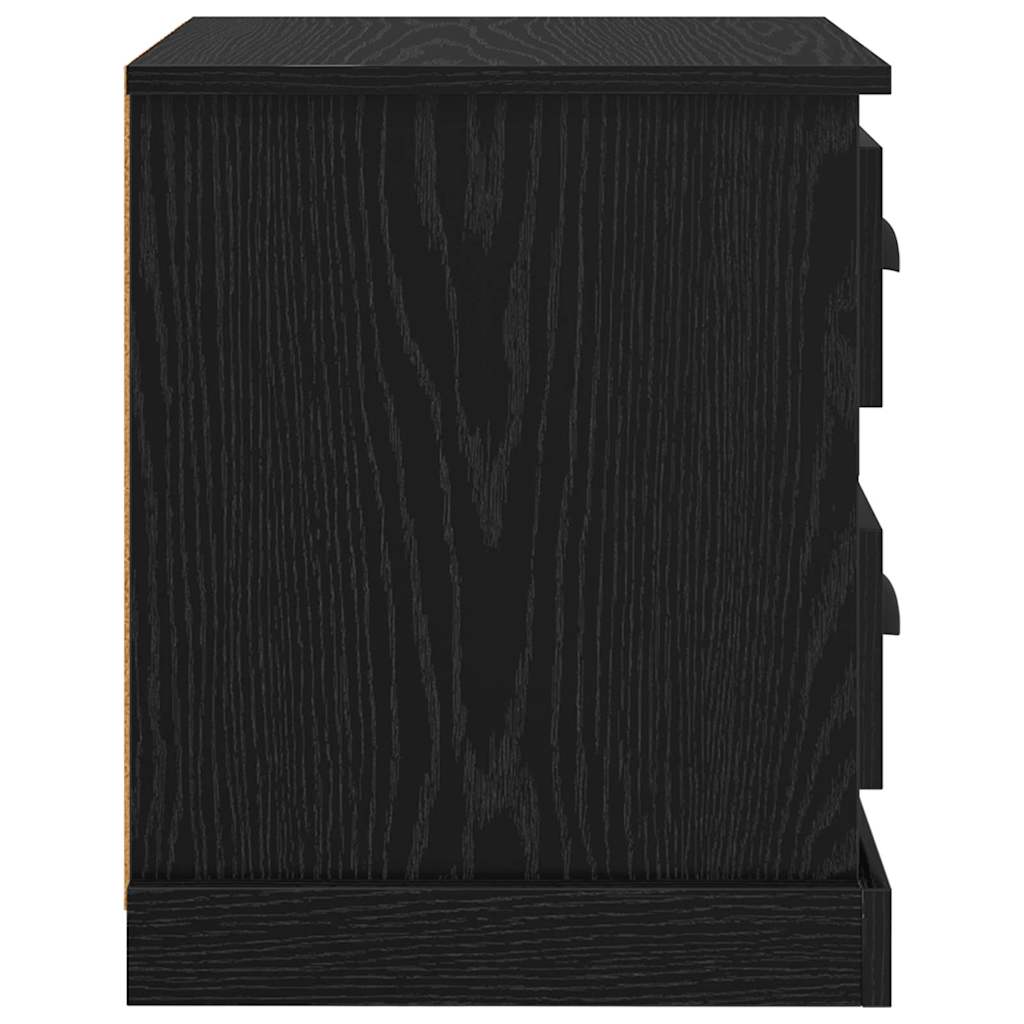 Natskab 2 stk. Sort eg 39 x 39 x 47.5 cm Konstrueret træ