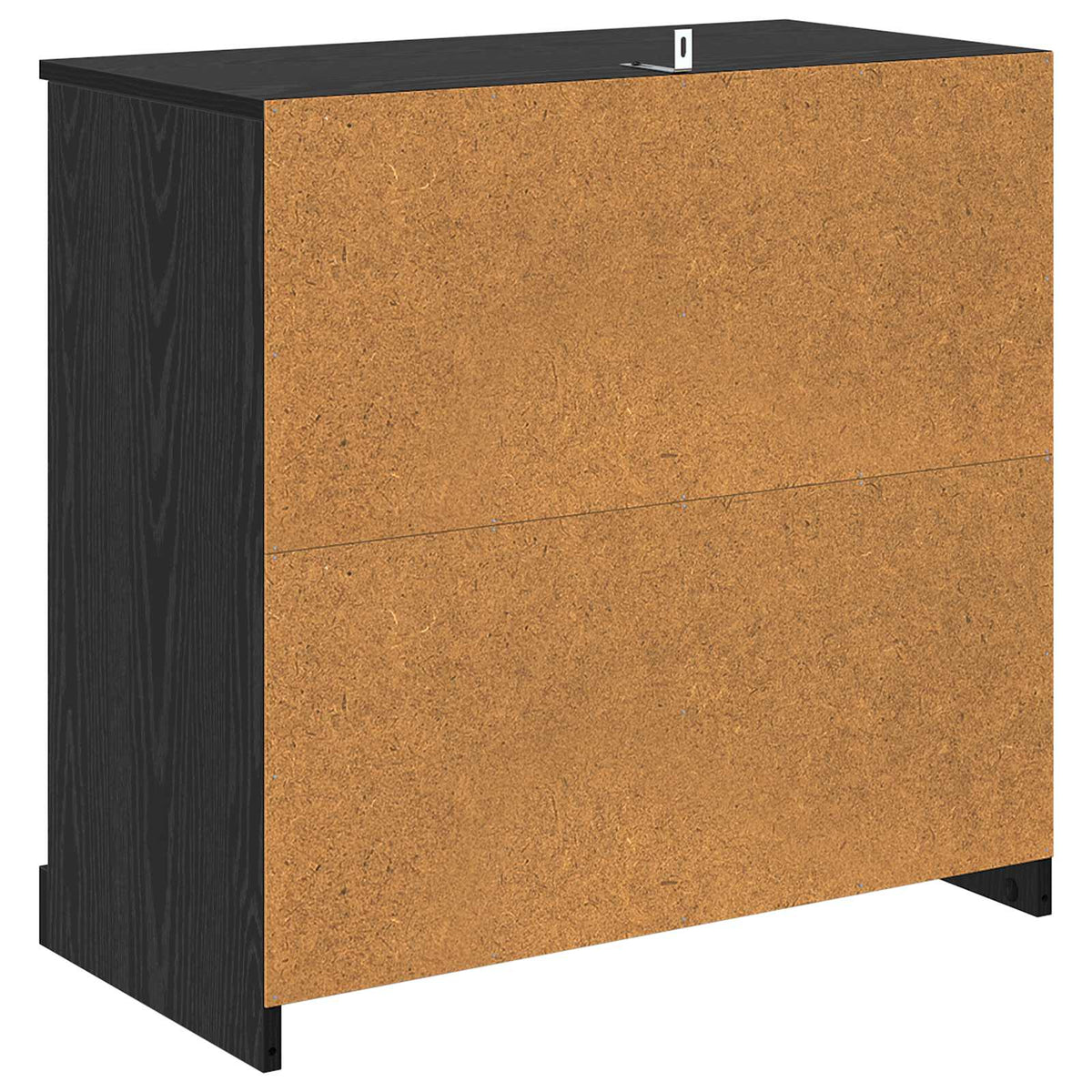 Sideboard 70 x 35,5 x 67,5 cm Sort eg Konstrueret træ