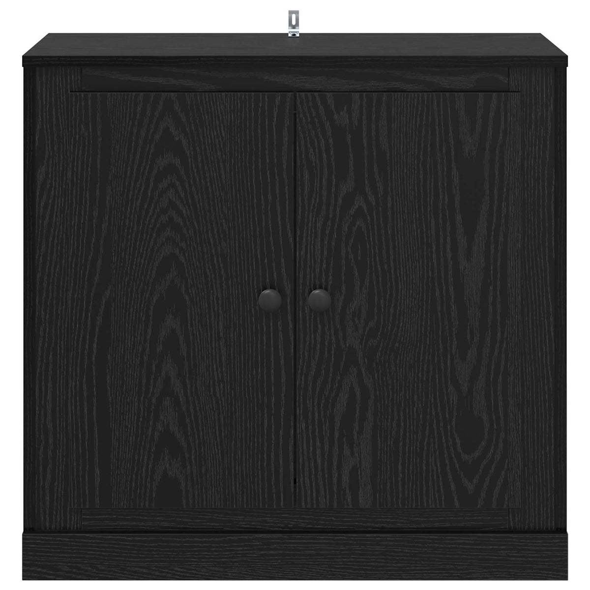 Sideboard 70 x 35,5 x 67,5 cm Sort eg Konstrueret træ