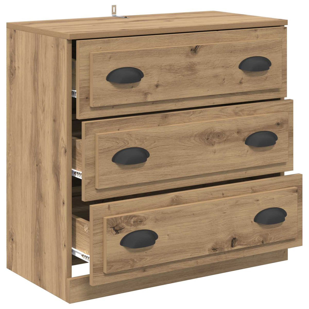 Sideboard Artisan Egetræ 70 x 35,5 x 67,5 cm Konstrueret træ
