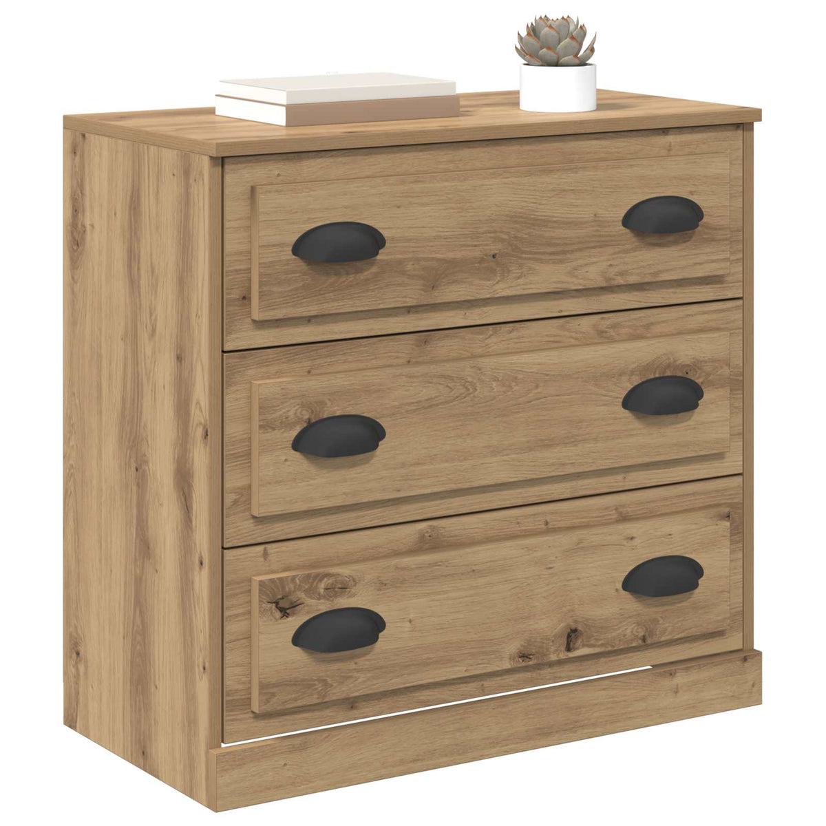 Sideboard Artisan Egetræ 70 x 35,5 x 67,5 cm Konstrueret træ