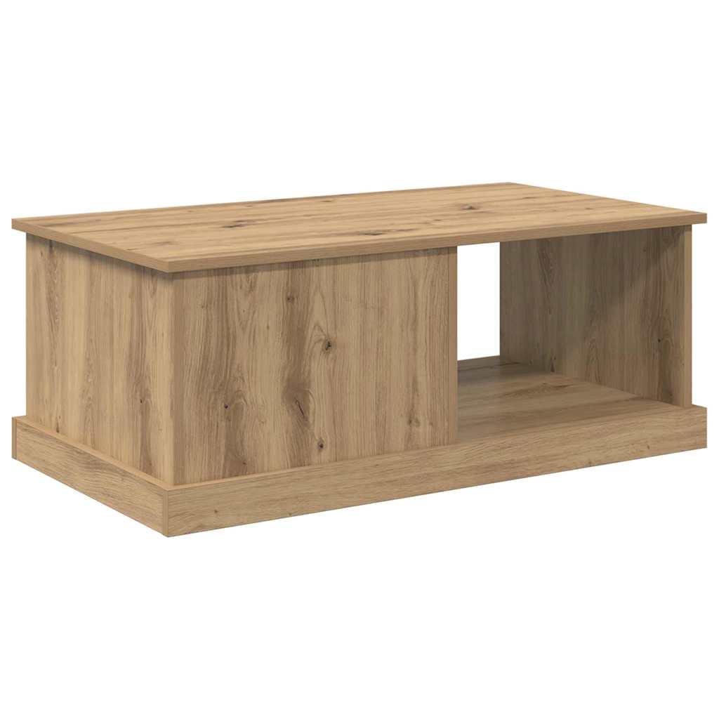 Sofabord Artisan Egetræ 90 x 50 x 35 cm Konstrueret træ