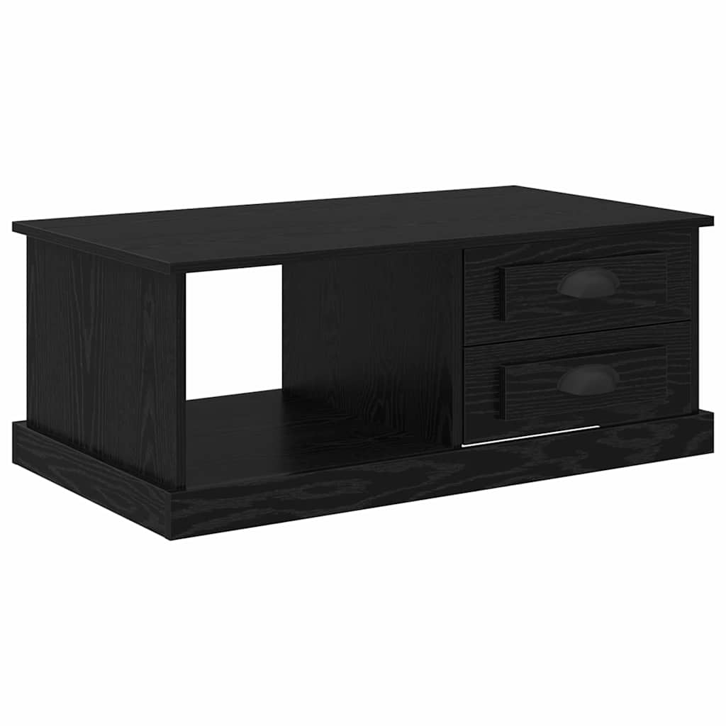 Sofabord Sort eg 90 x 50 x 35 cm Konstrueret træ
