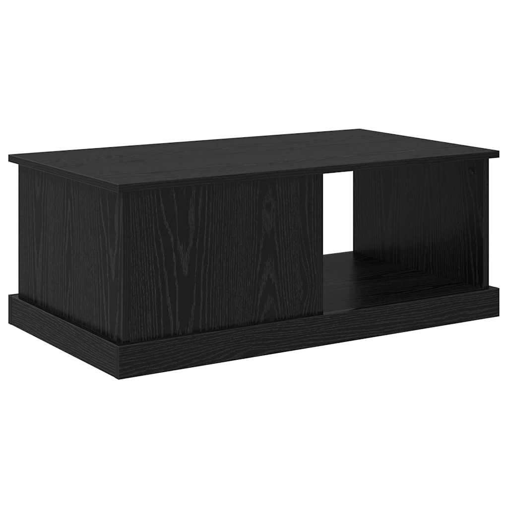 Sofabord Sort eg 90 x 50 x 35 cm Konstrueret træ