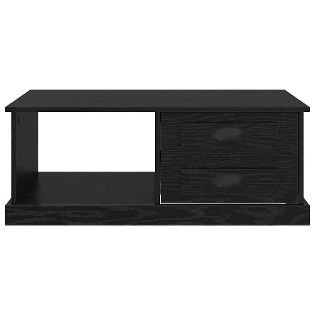 Sofabord Sort eg 90 x 50 x 35 cm Konstrueret træ