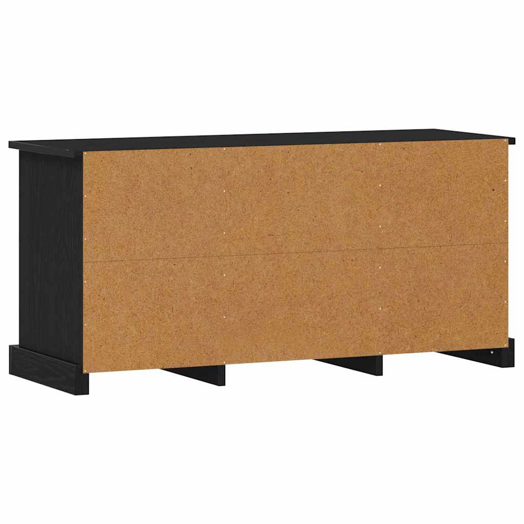 TV-skab 99,5 x 35,5 x 48 cm Sort eg Konstrueret træ