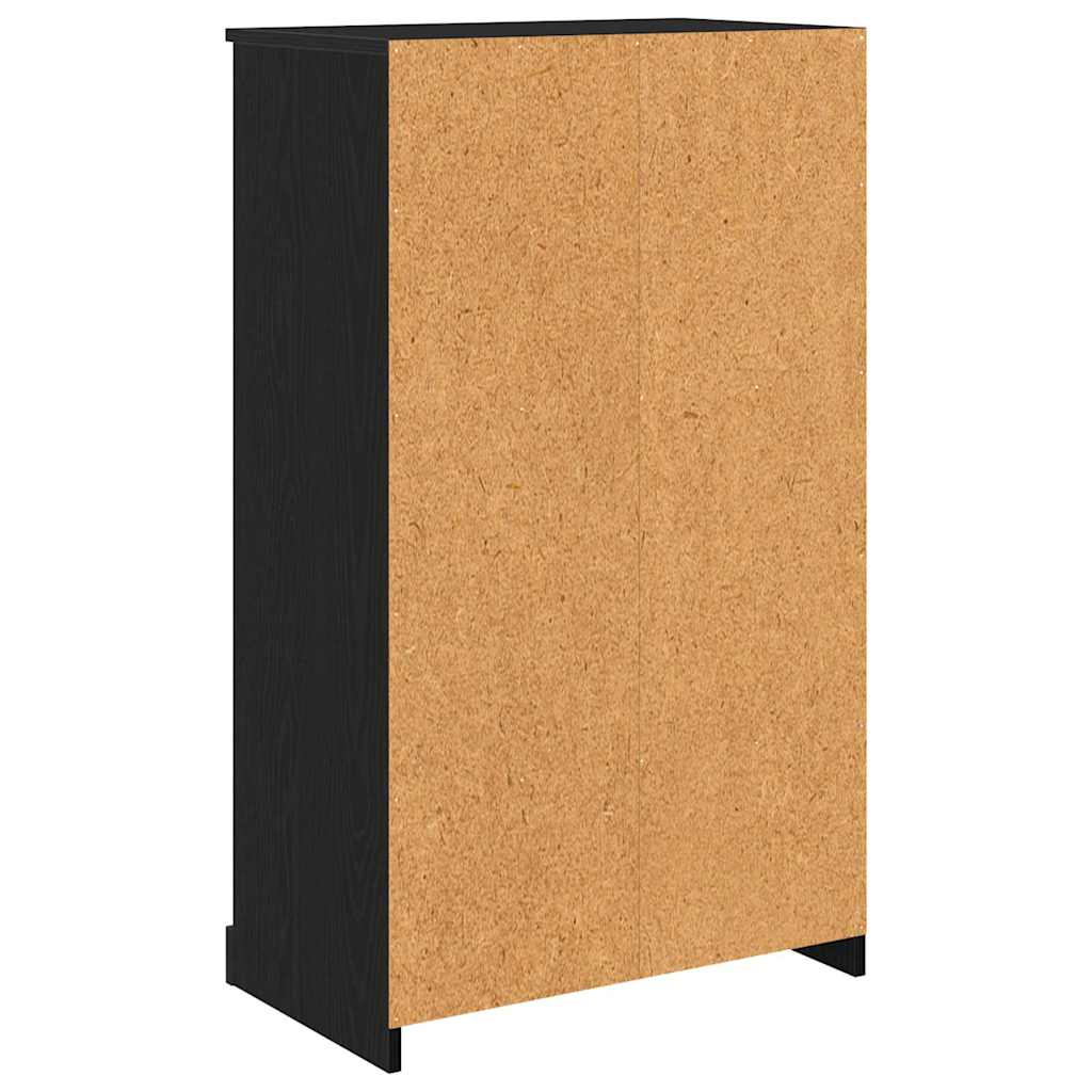 Highboard Sort eg 60 x 35,5 x 103,5 cm Konstrueret træ