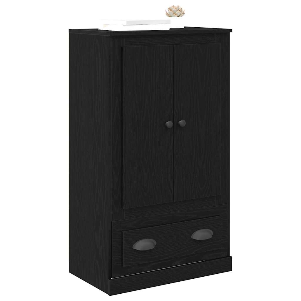Highboard Sort eg 60 x 35,5 x 103,5 cm Konstrueret træ
