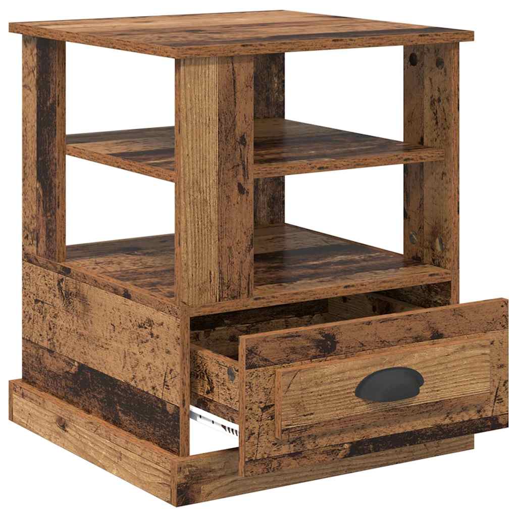 Natskab Gammelt træ 50 x 50 x 60 cm Konstrueret træ