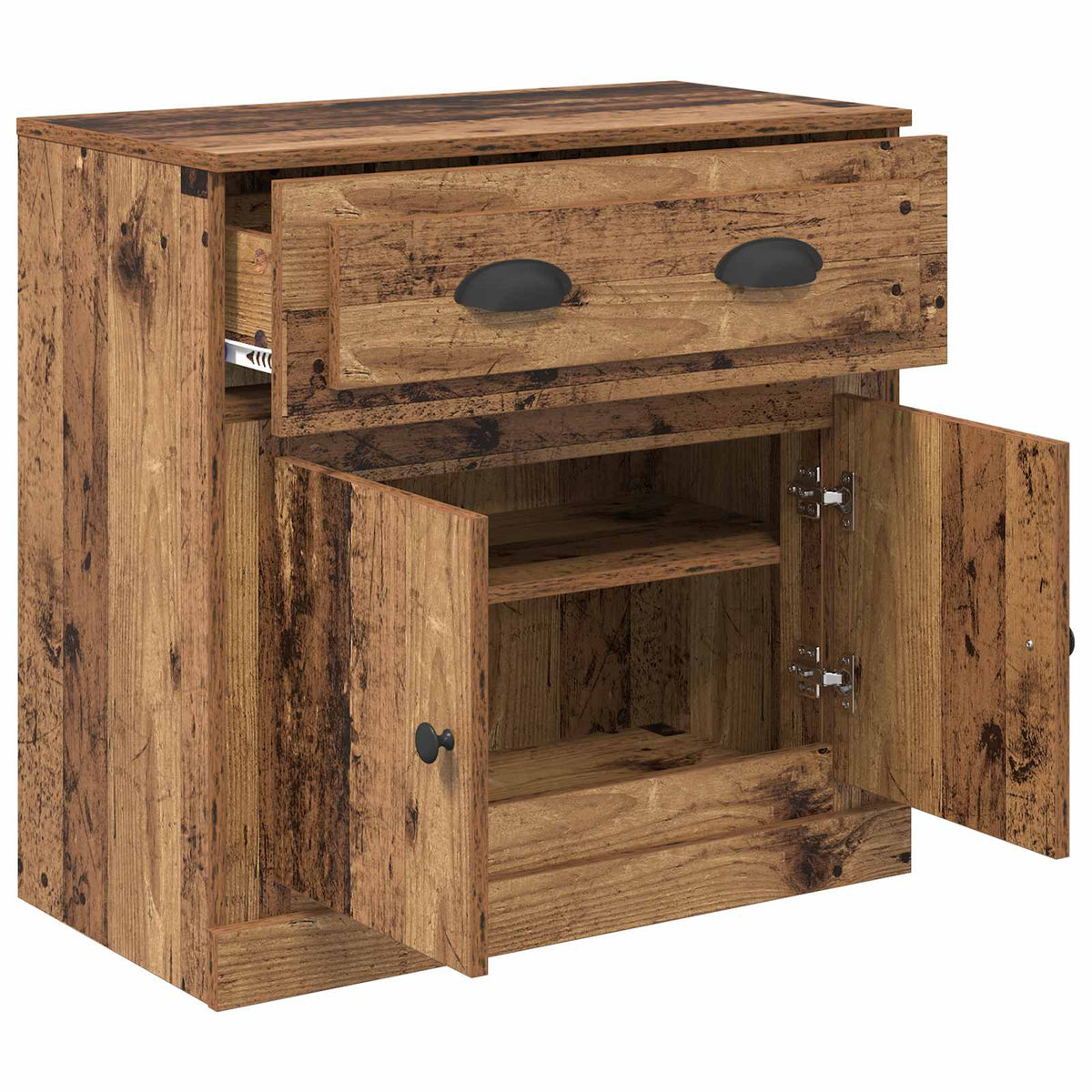 Highboard Gammelt træ 70 x 35,5 x 67,5 cm Konstrueret træ