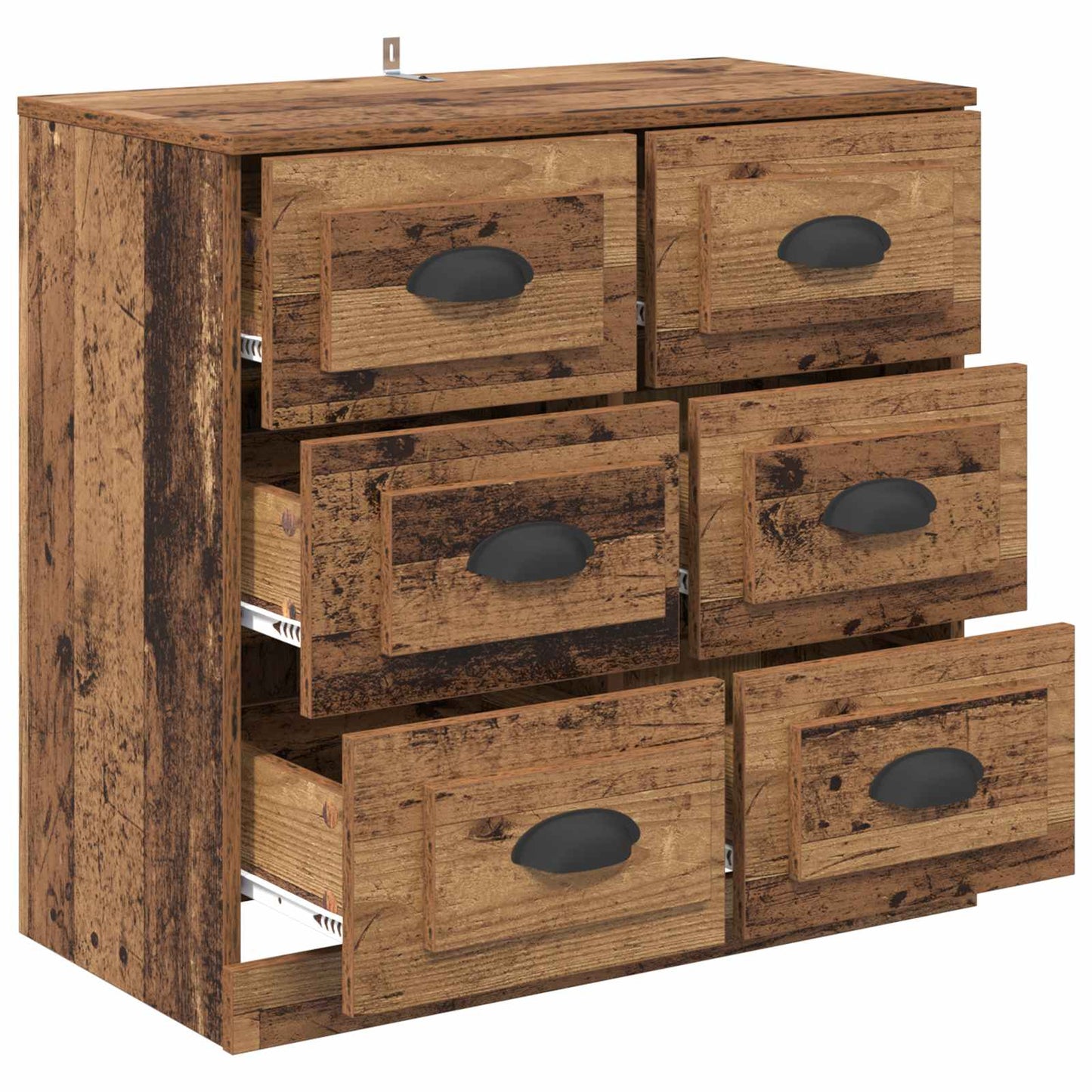 Sideboard Gammelt træ 70 x 35,5 x 67,5 cm Konstrueret træ
