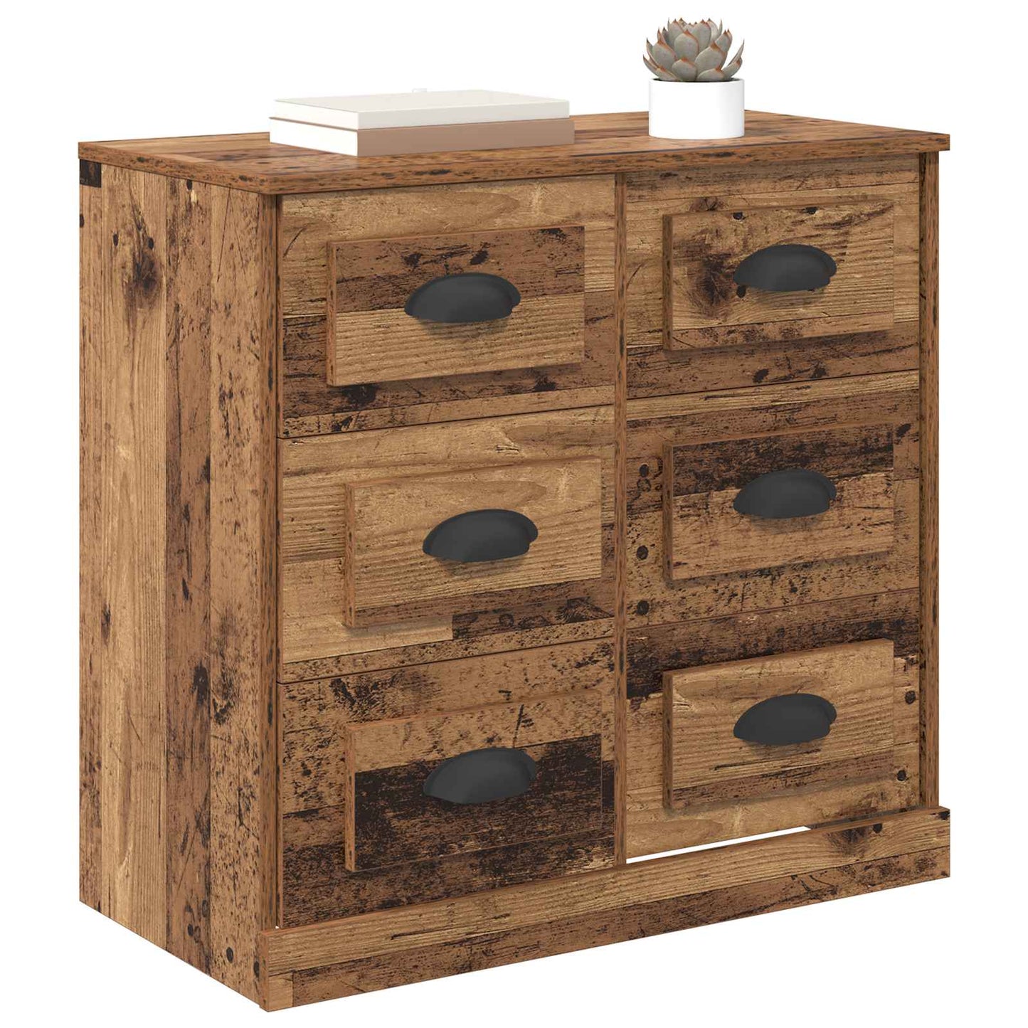 Sideboard Gammelt træ 70 x 35,5 x 67,5 cm Konstrueret træ