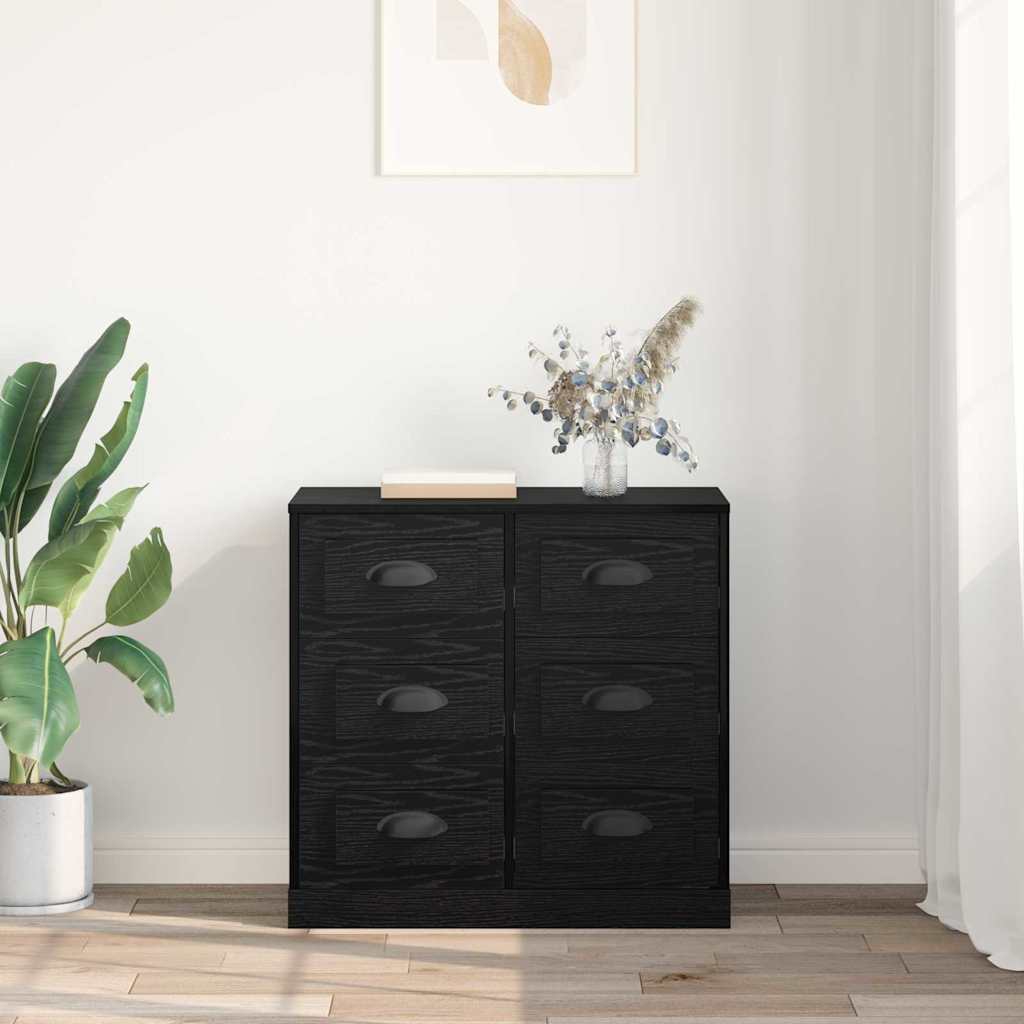 Sideboard Sort eg 70 x 35,5 x 67,5 cm Konstrueret træ