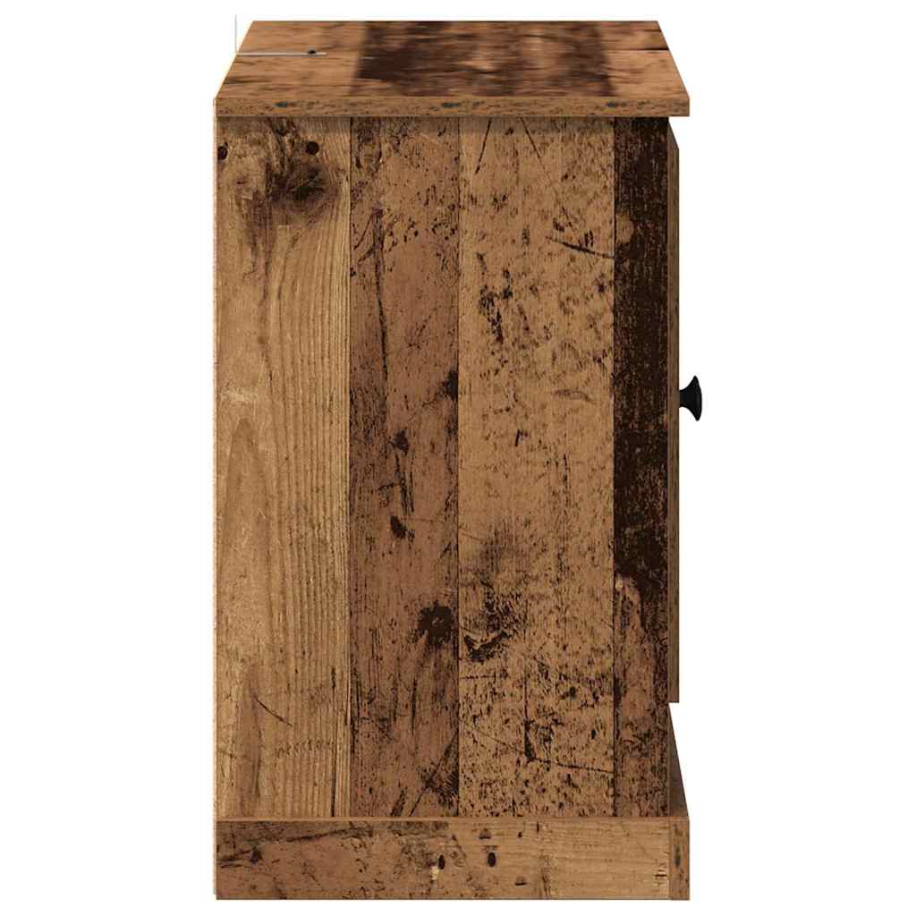 Sideboard Gammelt træ 100 x 35,5 x 60 cm Konstrueret træ