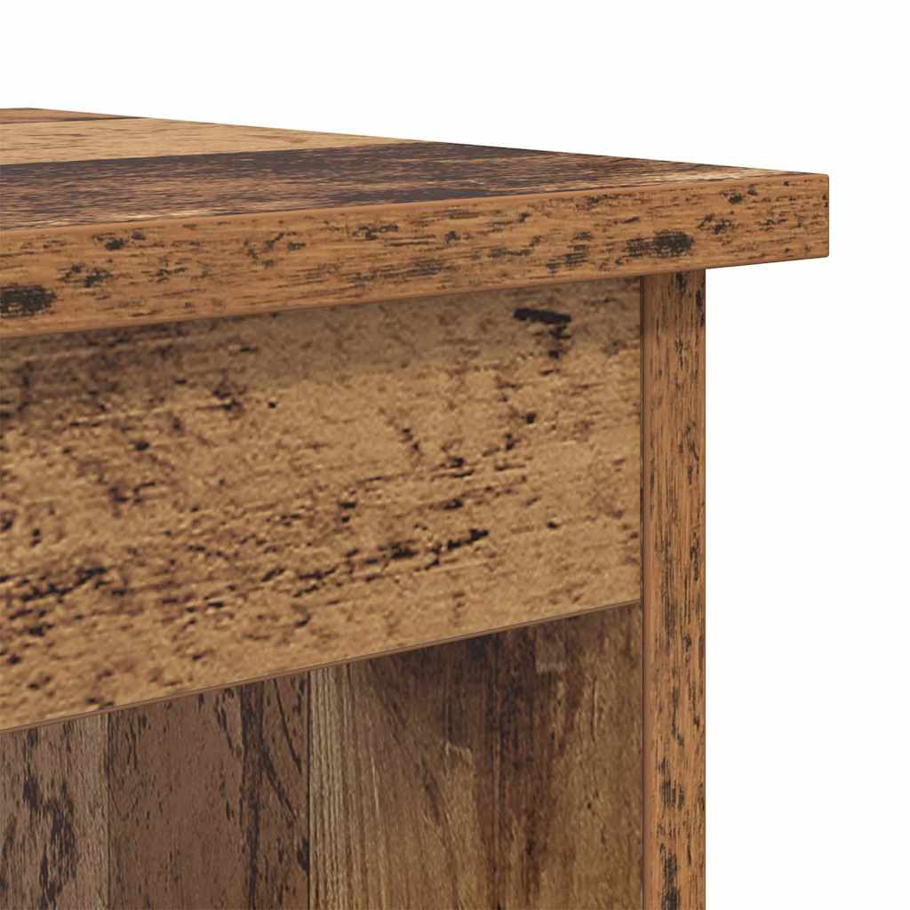 Sofabord 3 stk. Gammelt træ 48 x 45 x 45 cm Konstrueret træ