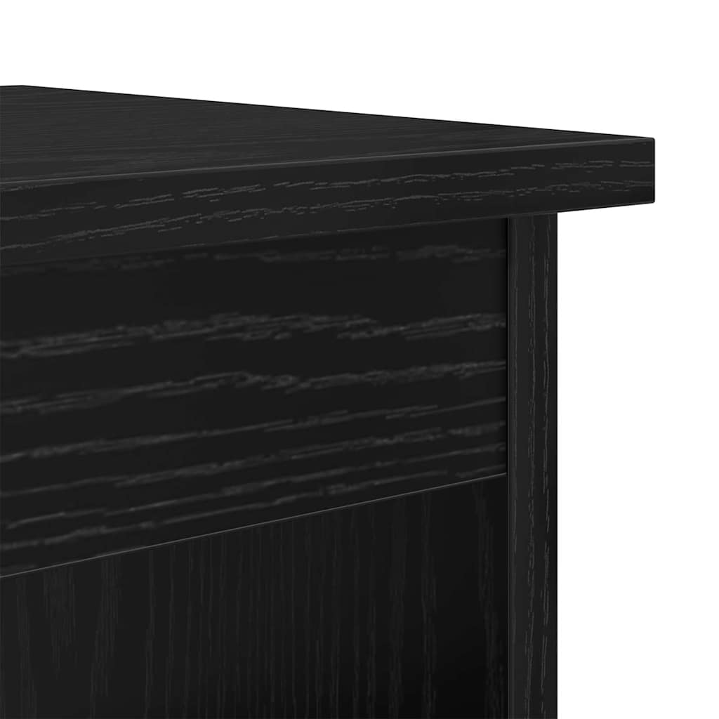 Sofabord 3 stk. Sort eg 48 x 45 x 45 cm Konstrueret træ