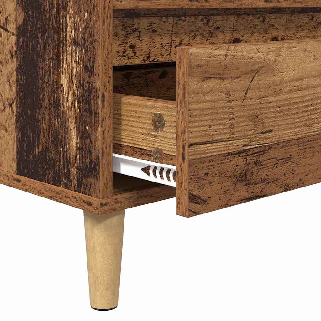 TV-skab 100 x 34,5 x 44,5 cm Gammelt træ Konstrueret træ