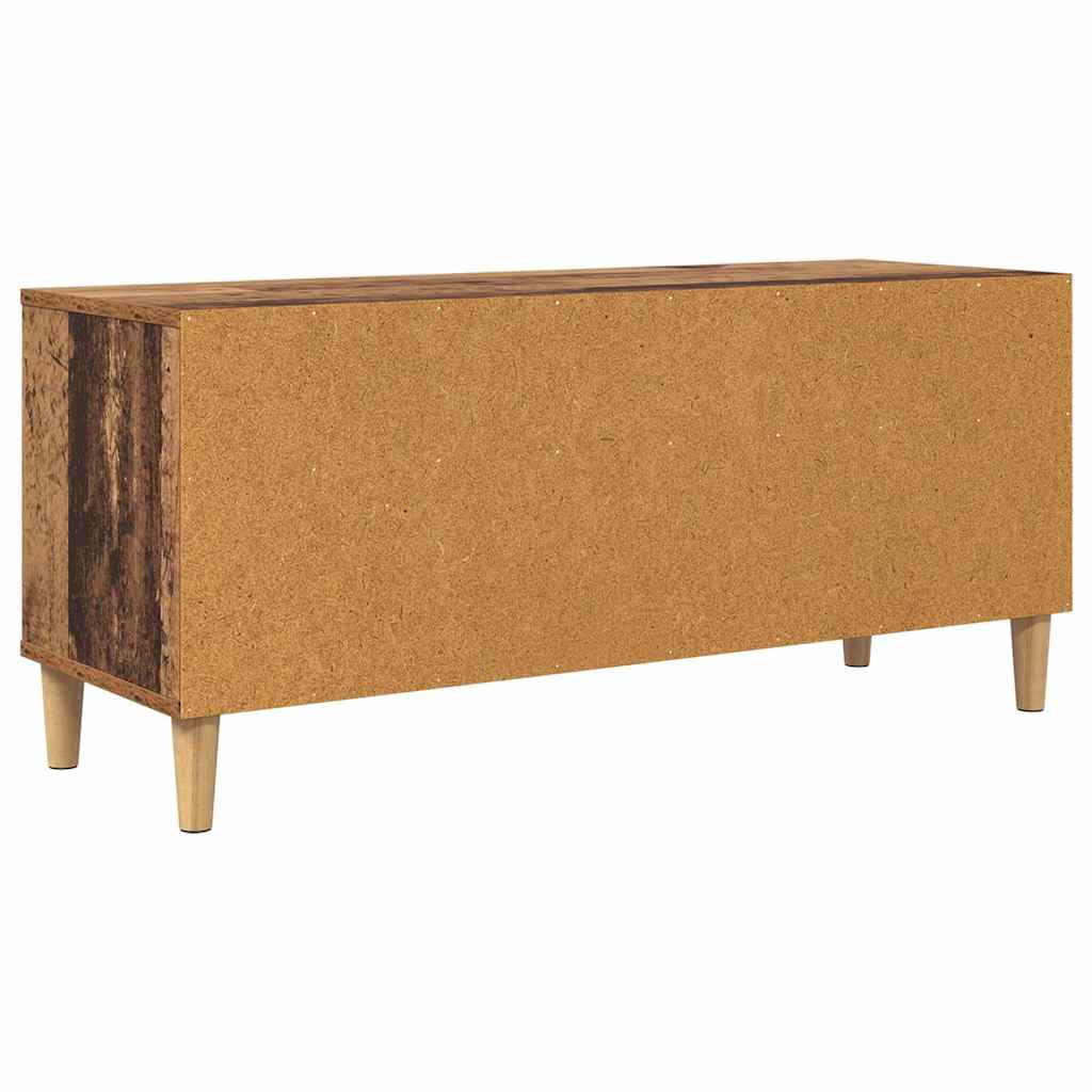 TV-skab 100 x 34,5 x 44,5 cm Gammelt træ Konstrueret træ