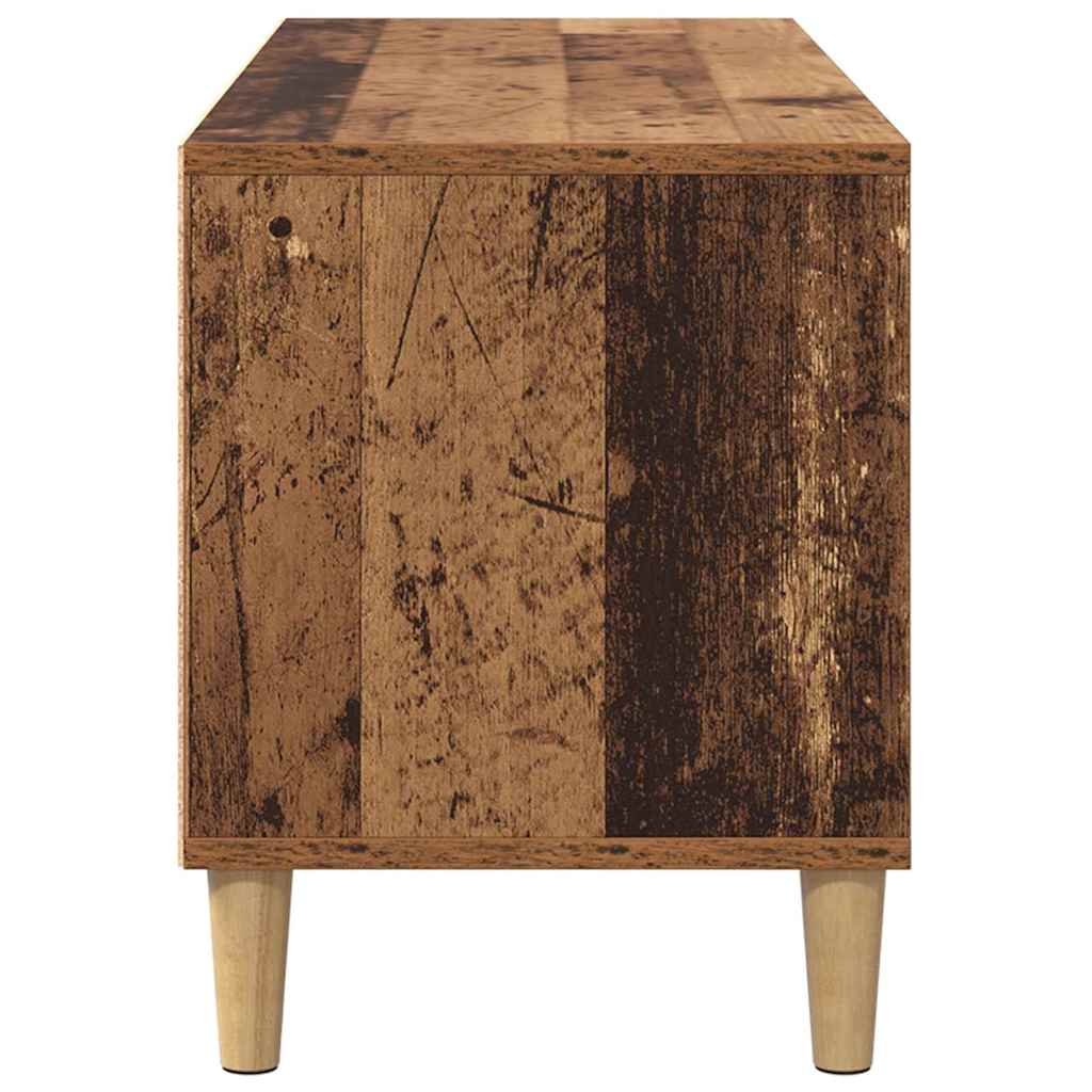 TV-skab 100 x 34,5 x 44,5 cm Gammelt træ Konstrueret træ