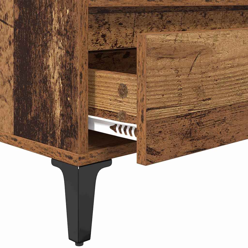 TV-skab Gammelt træ 100 x 34,5 x 44,5 cm Ingeniørt træ og jern