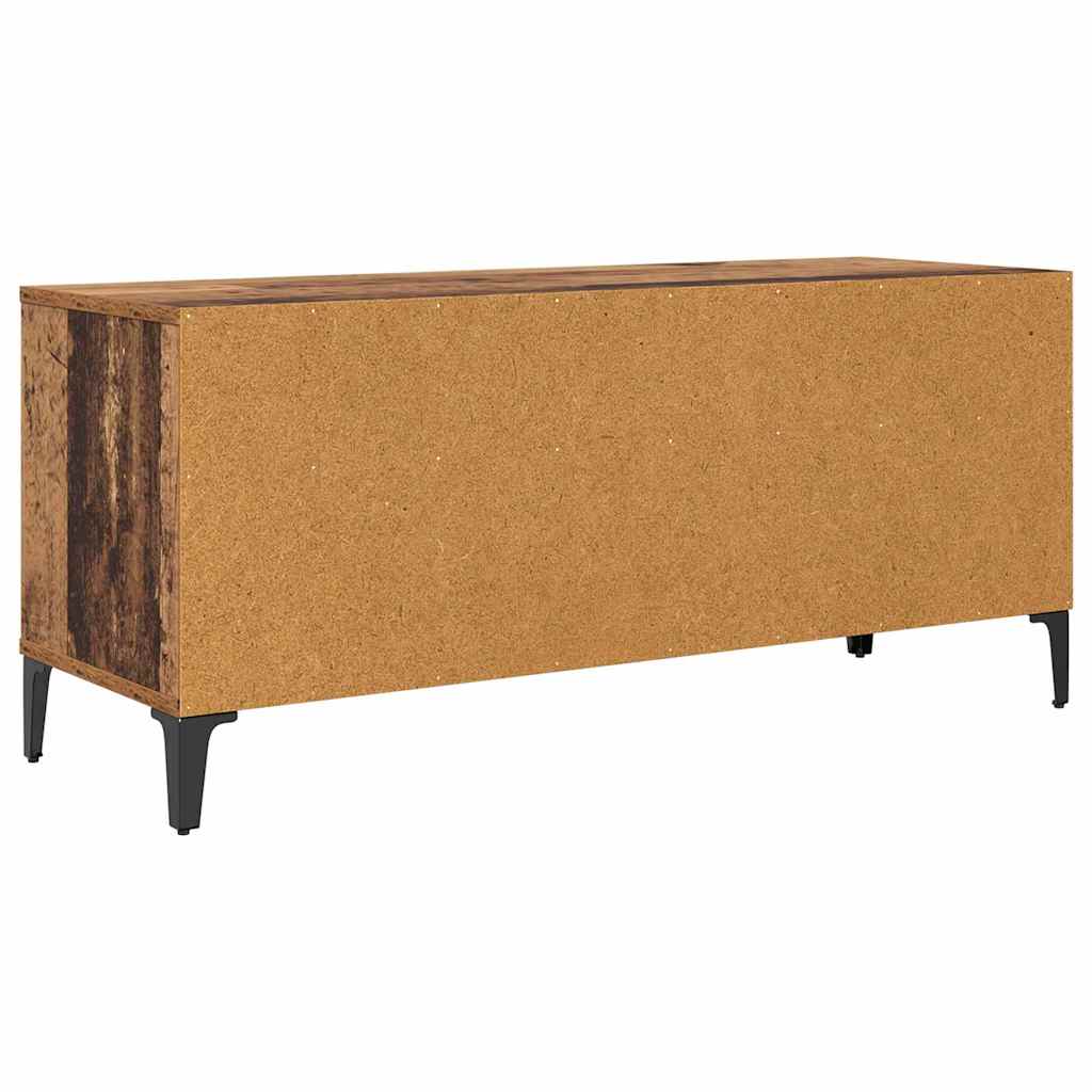TV-skab Gammelt træ 100 x 34,5 x 44,5 cm Ingeniørt træ og jern