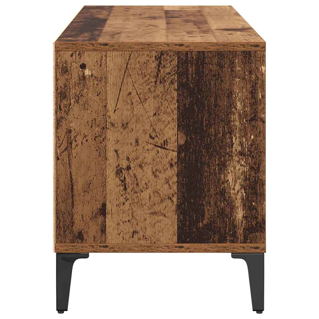 TV-skab Gammelt træ 100 x 34,5 x 44,5 cm Ingeniørt træ og jern