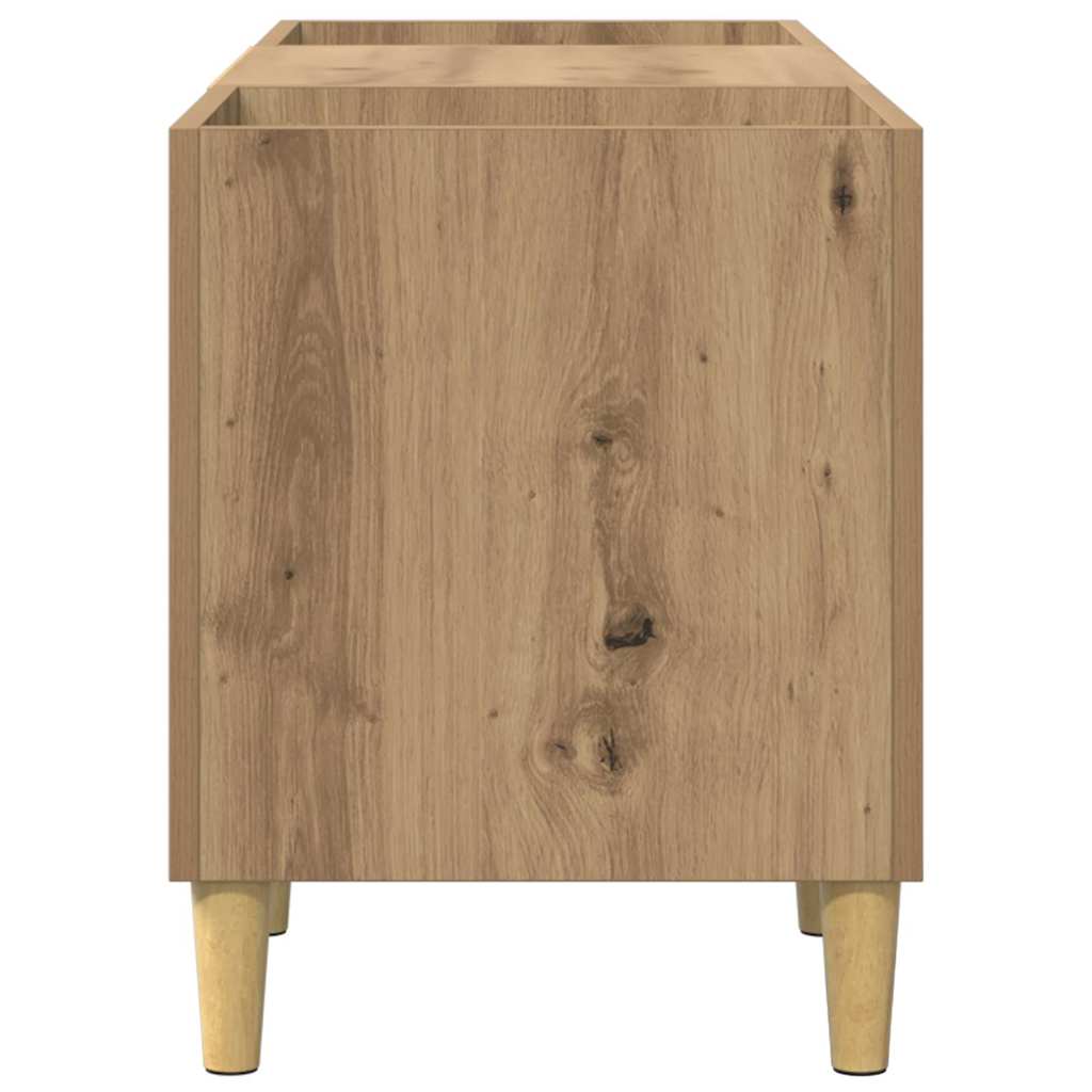 Pladeskab 121 x 38 x 48 cm Konstrueret træ Artisan Egetræ