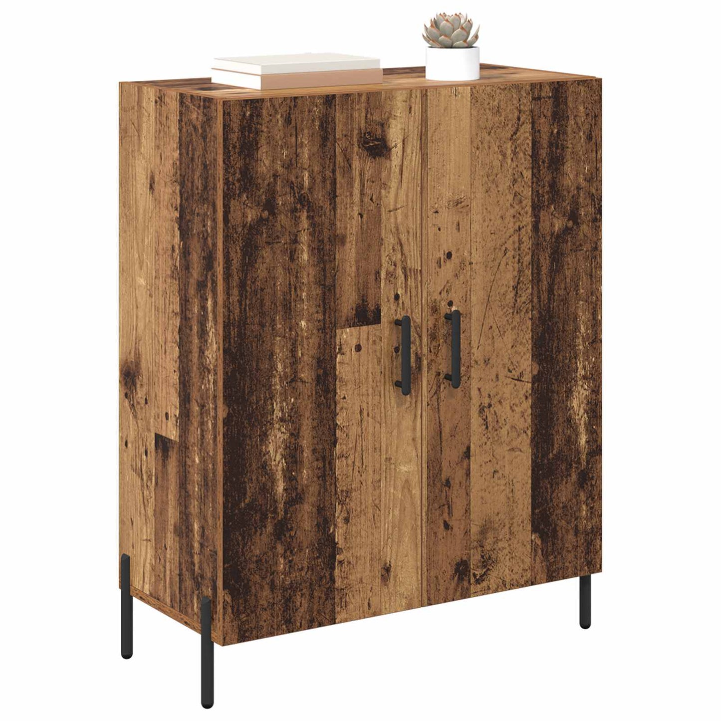 Sideboard Gammelt træ 69,5 x 34 x 90 cm Konstrueret træ