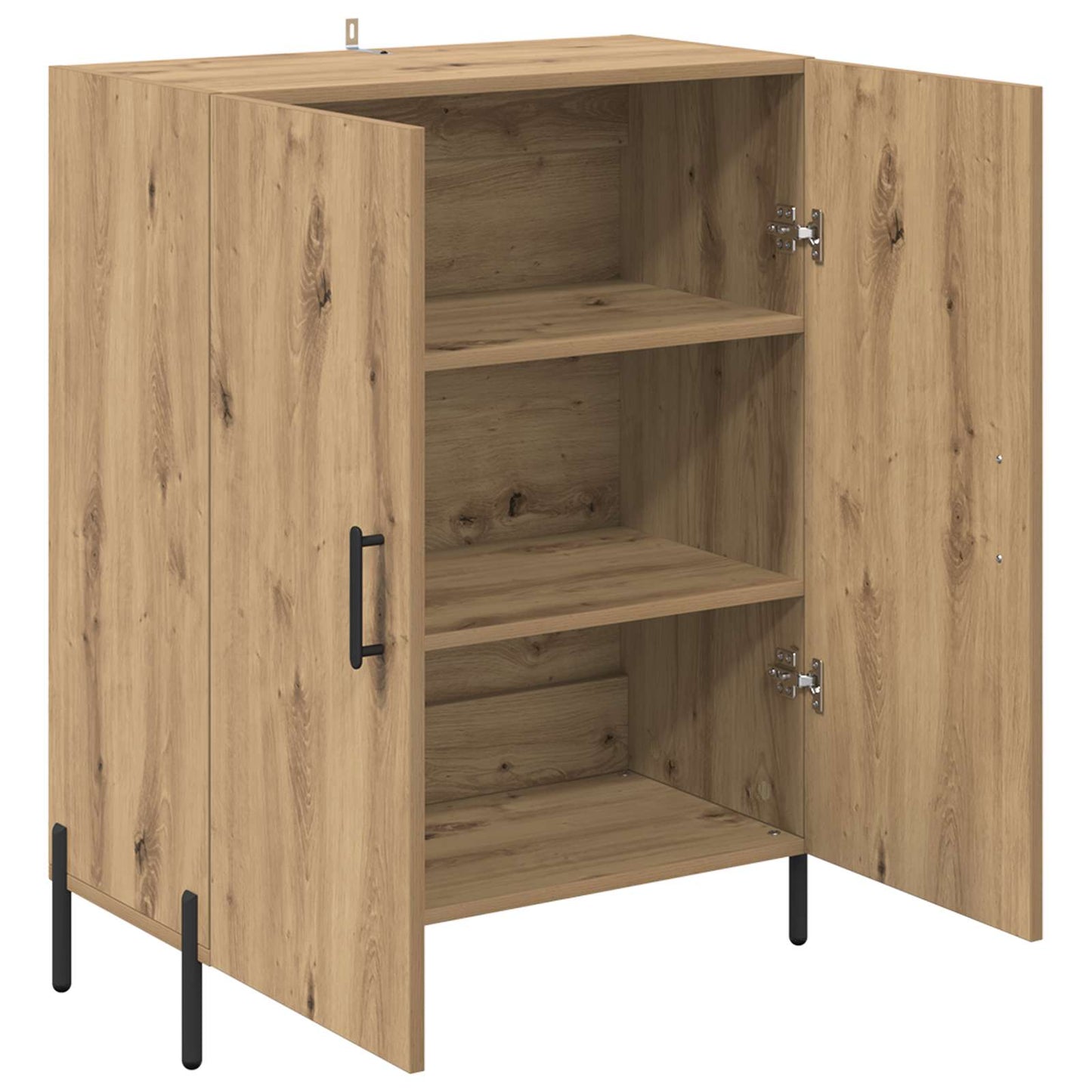 Sideboard Artisan Egetræ 69,5 x 34 x 90 cm Konstrueret træ
