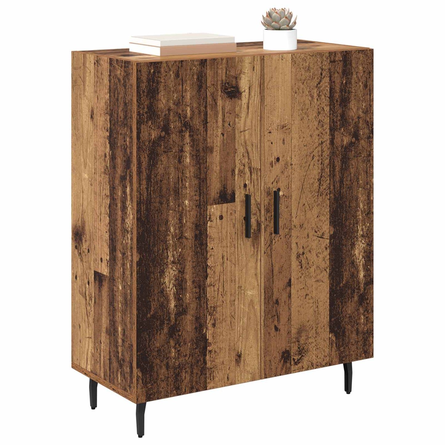 Sideboard Gammelt træ 69,5 x 34 x 90 cm Konstrueret træ