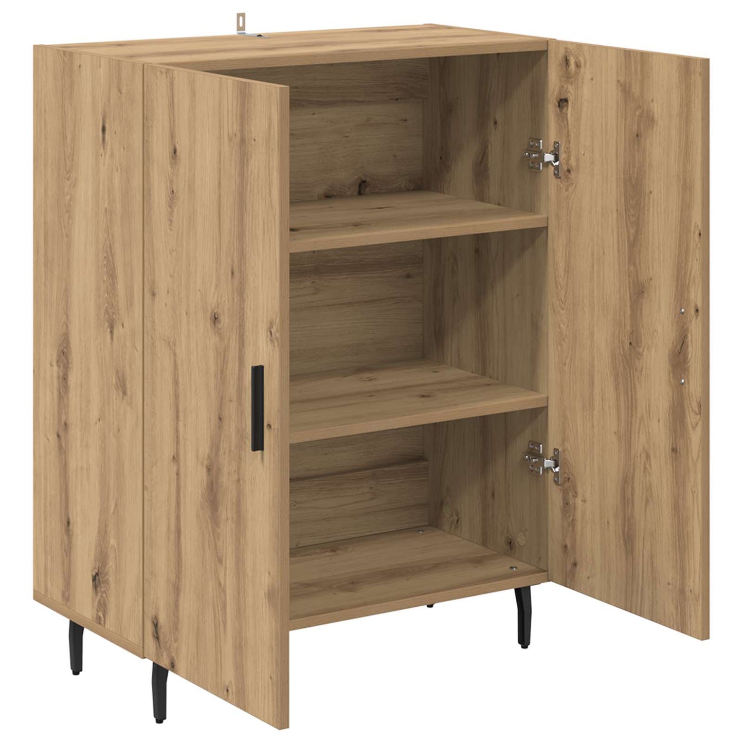 Sideboard Artisan Egetræ 69,5 x 34 x 90 cm Konstrueret træ