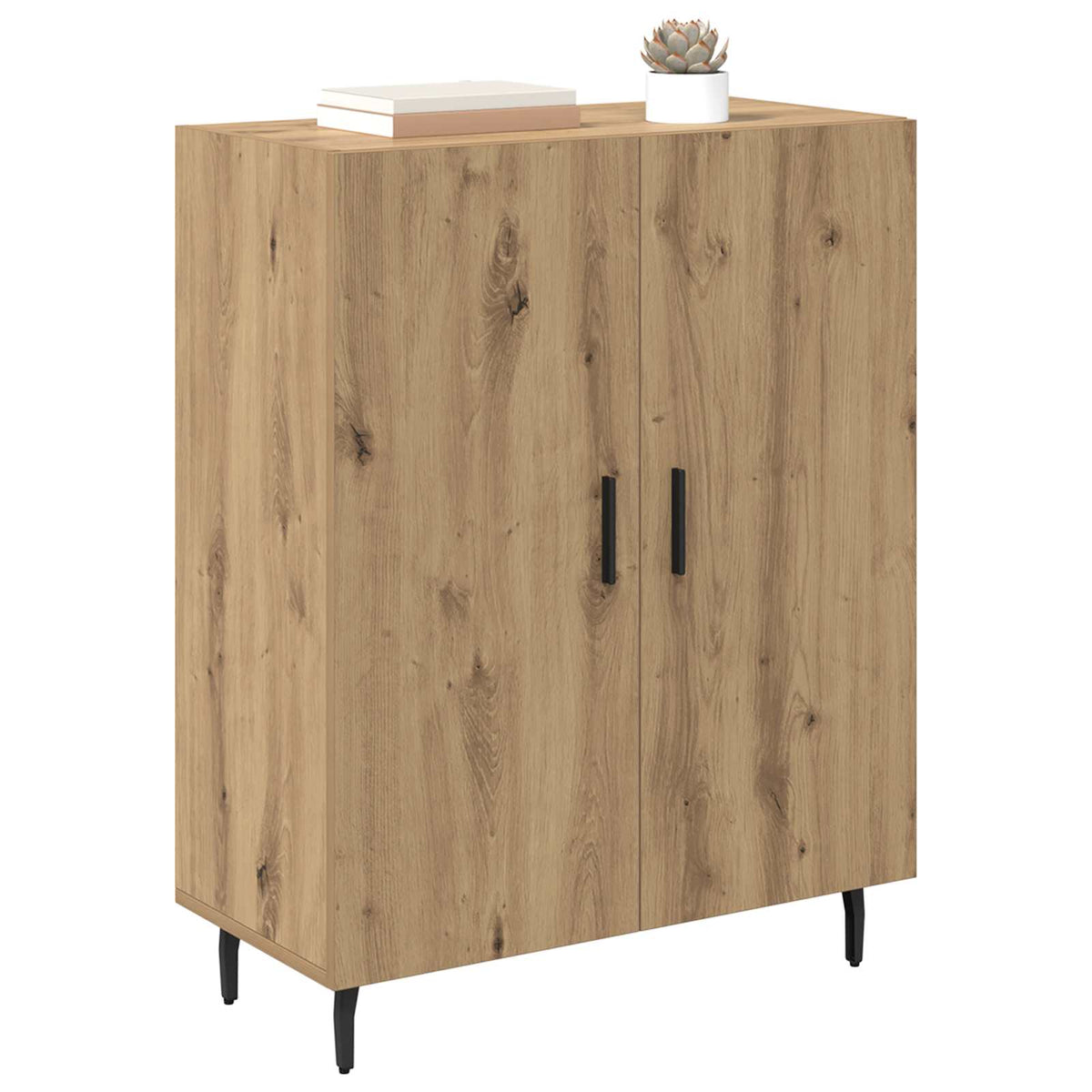 Sideboard Artisan Egetræ 69,5 x 34 x 90 cm Konstrueret træ