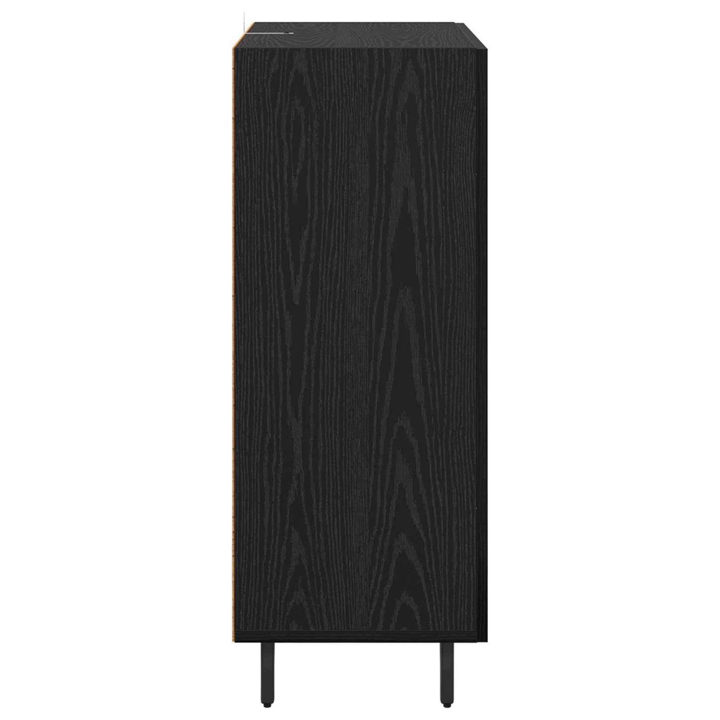 Sideboard Sort eg 69,5 x 34 x 90 cm Konstrueret træ